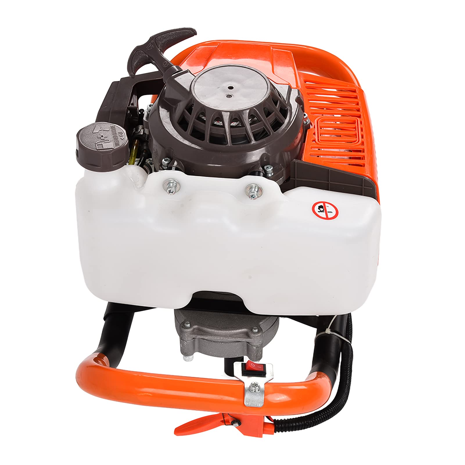 63CC 2-Stroke Gas Powered Hole Digger - 2.3KW High Power Earth Auger with Large Fuel Tank & Easy Start Cord - Perfect for Garden Fencing, Greenhouse Planting & Landscaping Projects