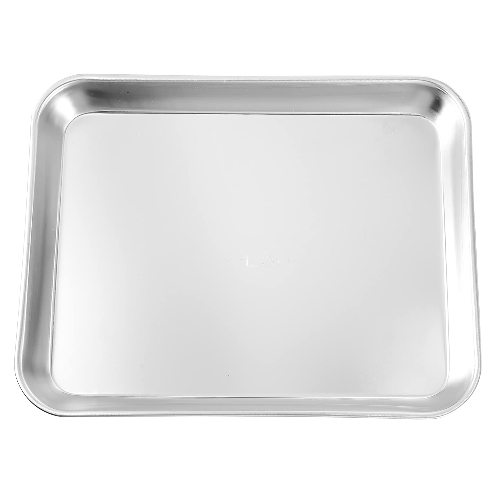 Scicalife Stainless Steel Dental Tray - Anti-Iodine Flat Surgical Tray for Tattoo, Medical & Lab Instruments (26x20x3cm) - Perfect for Tattoo Studios, Dental Clinics & Medical Labs
