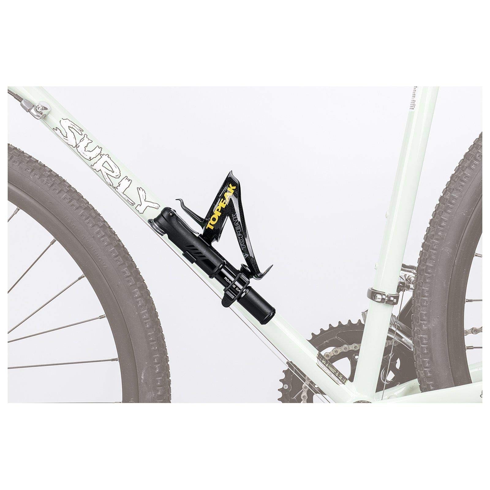 TOPEAK Mountain DA Air Pump - High Pressure Bike Tire Pump for Mountain Bikes & Road Bikes - Perfect for Cycling, Commuting & Outdoor Adventures