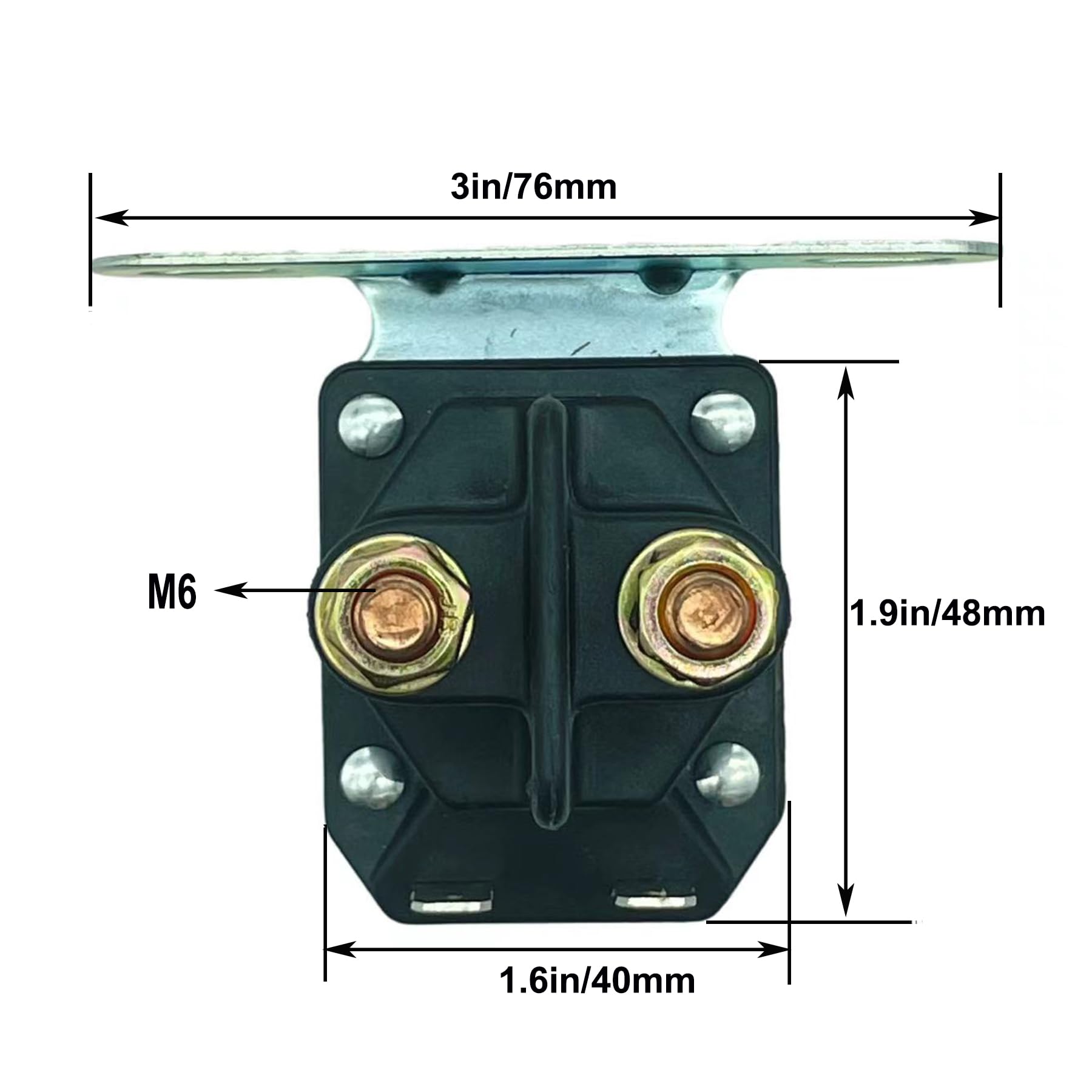 Cub Cadet 725-04439 Starter Solenoid Replacement for John Deere AM138068 & MTD Riding Lawn Mower Tractor - Compatible with Cub Cadet Models - Perfect for Lawn Maintenance & Tractor Repair