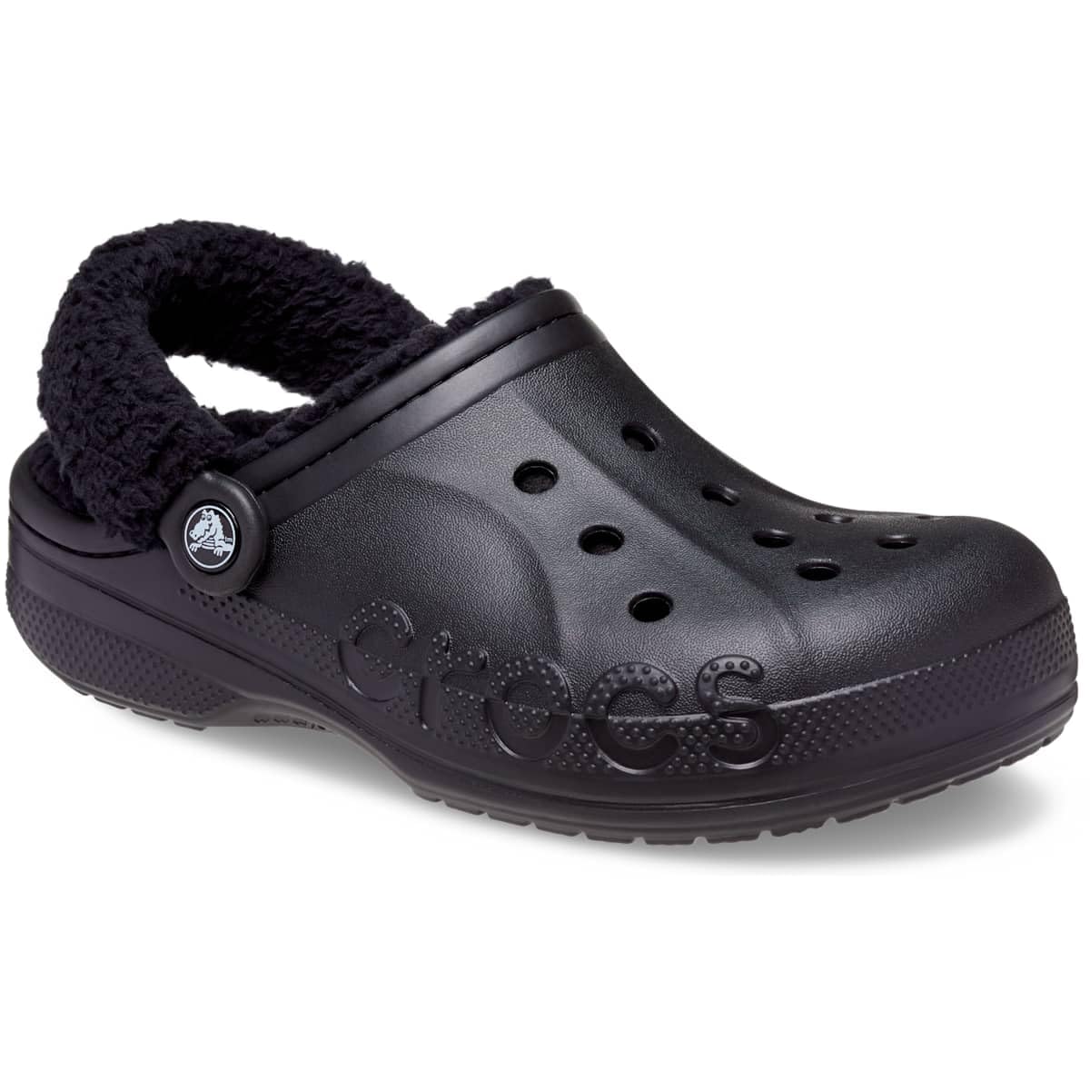 Crocs Unisex-Adult Baya Lined Fuzz Strap Clogs - Warm & Comfortable Winter Shoes for Men & Women - Perfect for Indoor, Outdoor & Casual Wear