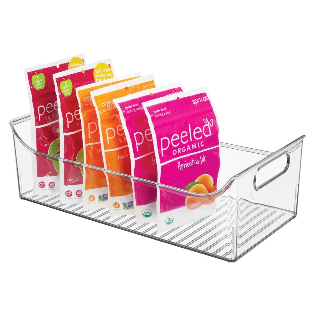 mDesign Slim Plastic Kitchen Pantry Cabinet Organizer - 16