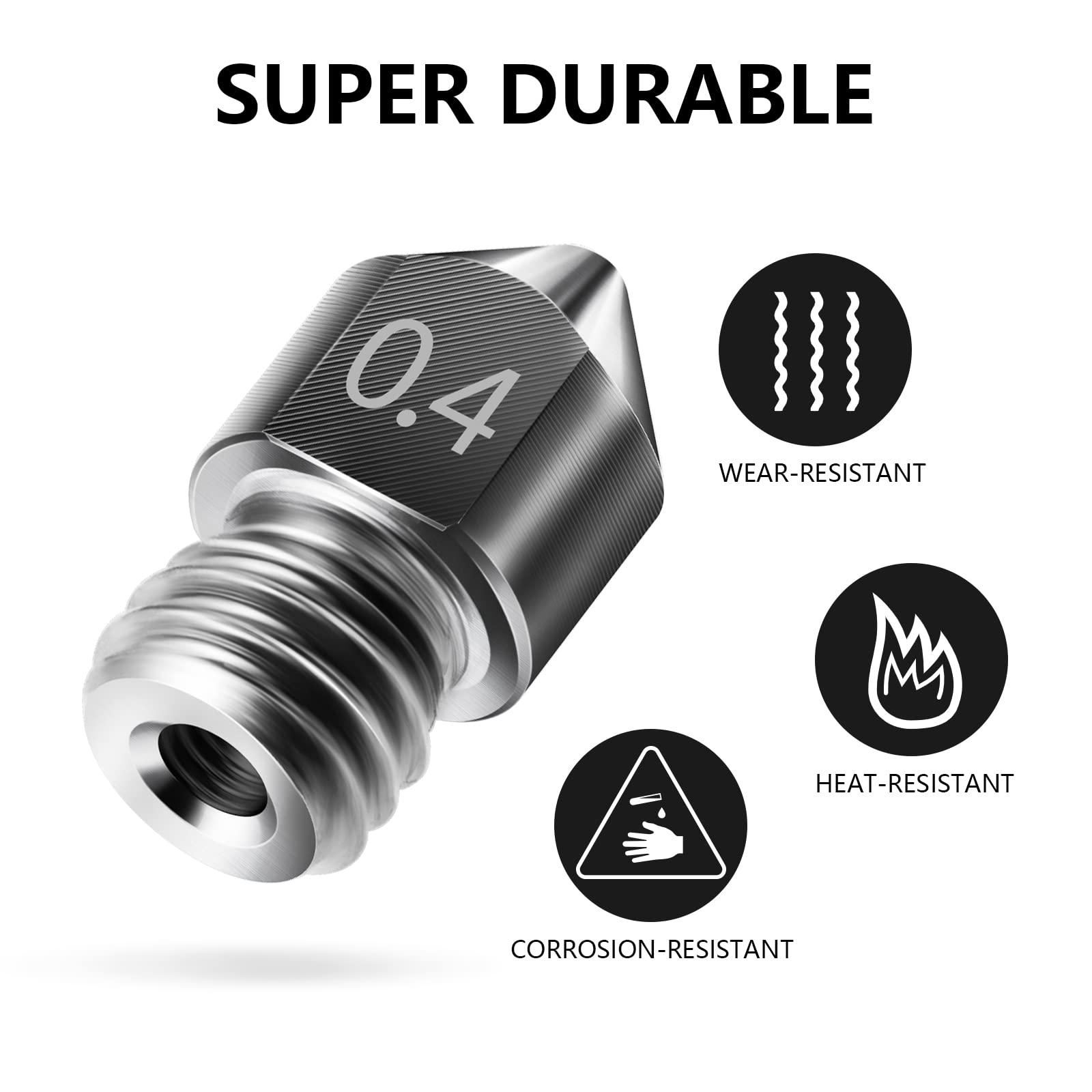 Creality Ender 3 3D Printer Kit with 5 Hardened Steel Nozzles - High Precision DIY Printing for Home, School & Hobby Projects | Perfect for Prototyping, Cosplay & Educational Models