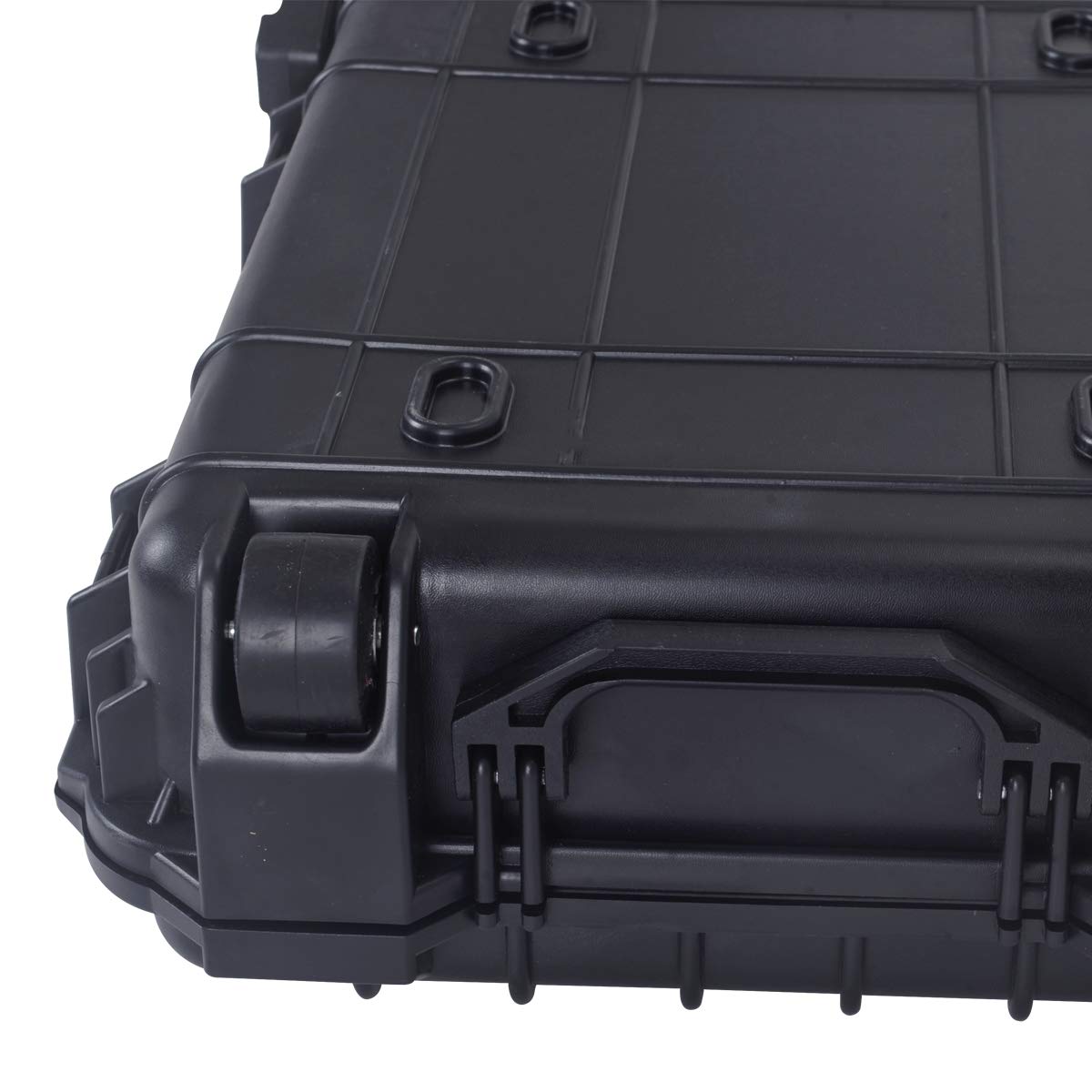 MEIJIA Waterproof Rolling Rifle Case with Wheels & Foam - for Guns, Shotguns, Airsoft - Outdoor & Range Use