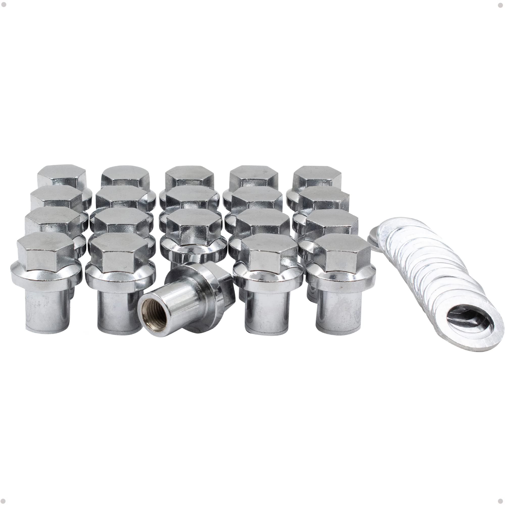 Chrome M14x1.5 Lug Nuts for Land Rover LR3 2006-2009 - Wheel Accessories