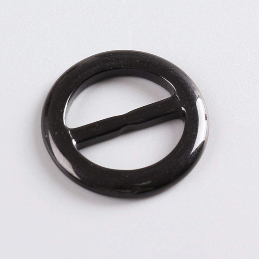 SEWACC 20pcs Resin Scarf Buckle Clips - Round T-Shirt Clip Rings, Tie Clips & Clothing Holders for Women & Girls | Perfect for Organizing Scarves, Wraps & Accessories