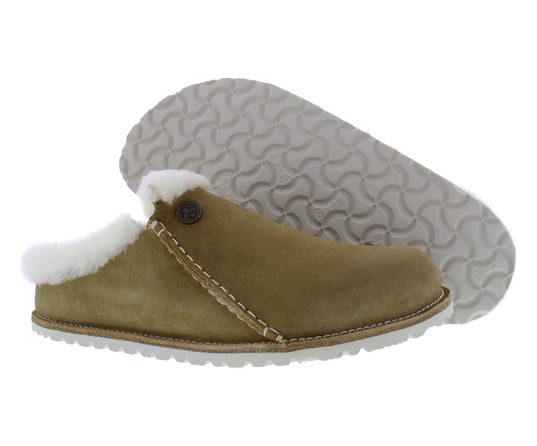 Birkenstock Women's Boston Soft Footbed Clogs - Iron Oil Leather Narrow Fit (EU 36) | Comfortable Slip-On Shoes for Home, Office & Casual Wear