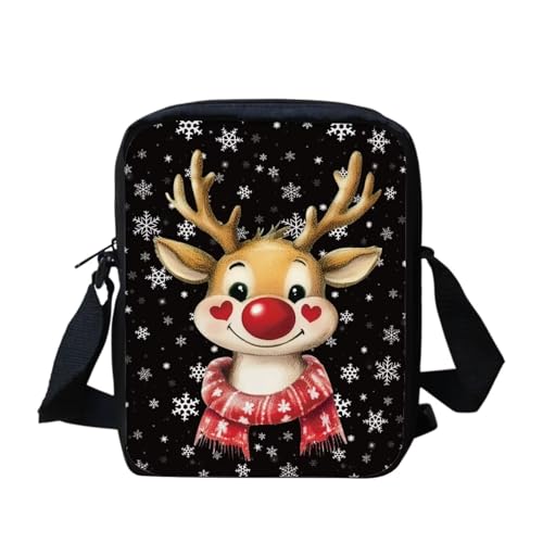 Winter Christmas Reindeer Snowflake