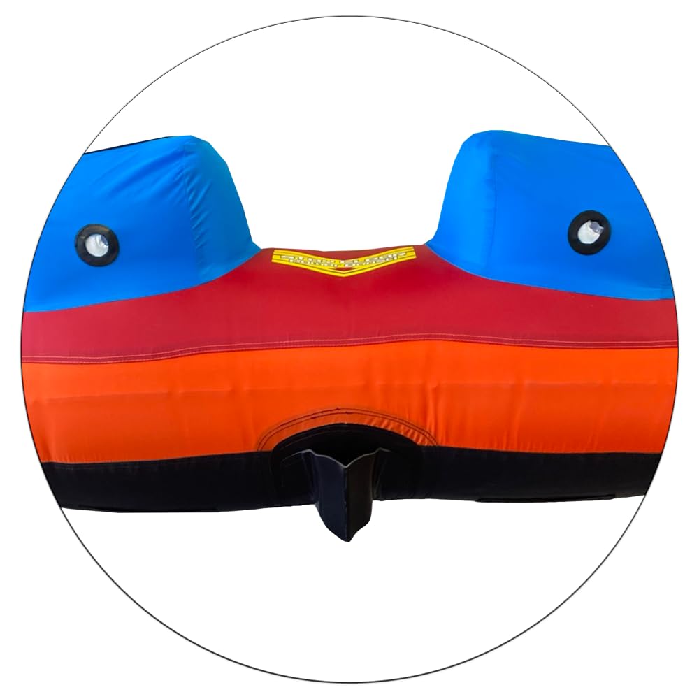 RAVE Sports Tirade II Inflatable Boat Towable Tube - 1-2 Rider Water Sports Towable for Lakes & Rivers, Perfect for Summer Fun & Family Adventures