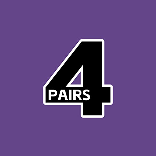 4 Pairs Purple
