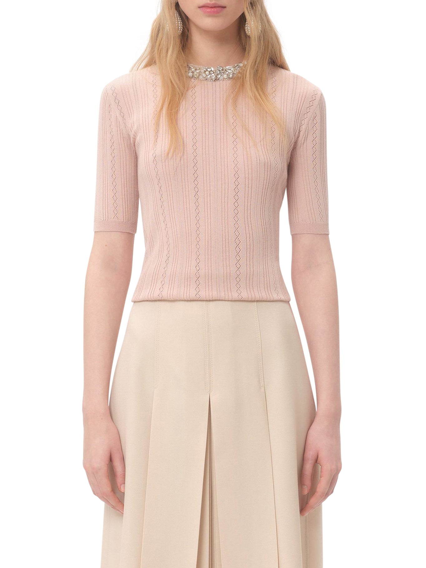 Stylish Embroidered Wool Sweater for Women - Soft & Warm Winter Knitwear - Perfect for Casual Outfits & Holiday Gatherings