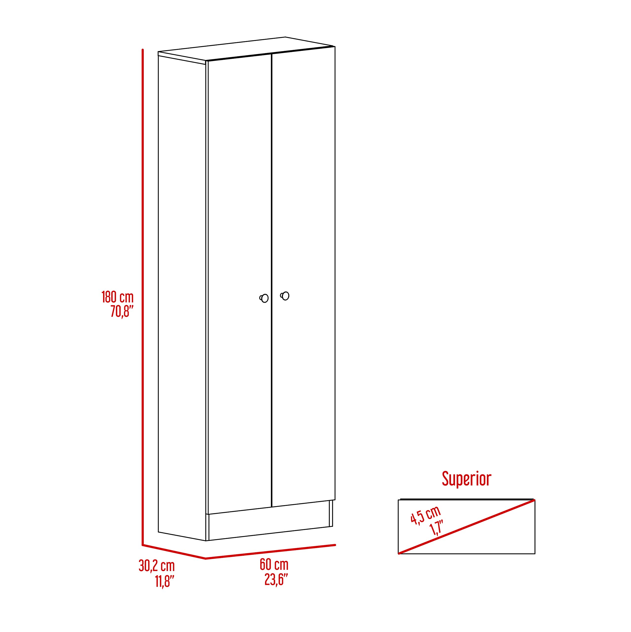 Tuhome 5-Shelf Double Door Pantry Cabinet with Multi-Storage, Light Gray - Perfect for Kitchen, Dining Room, and Home Organization