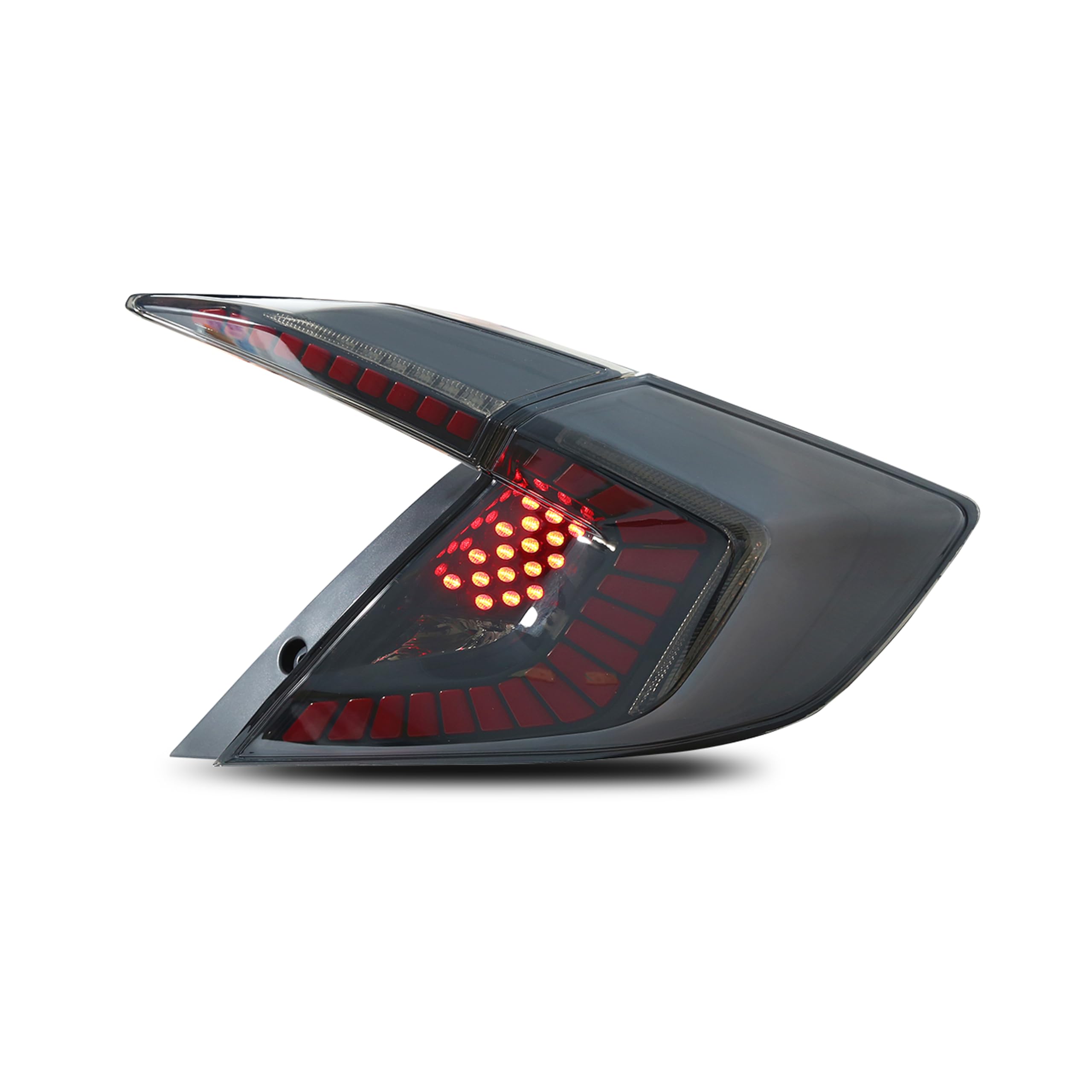 Inginuity Time LED Tail Lights for Honda Civic 10th Gen (2016-2021) - DRL Startup Animation Rear Lamp Assembly - Not Compatible with Hatchback Models | Upgrade Your Ride for Enhanced Night Visibility & Style