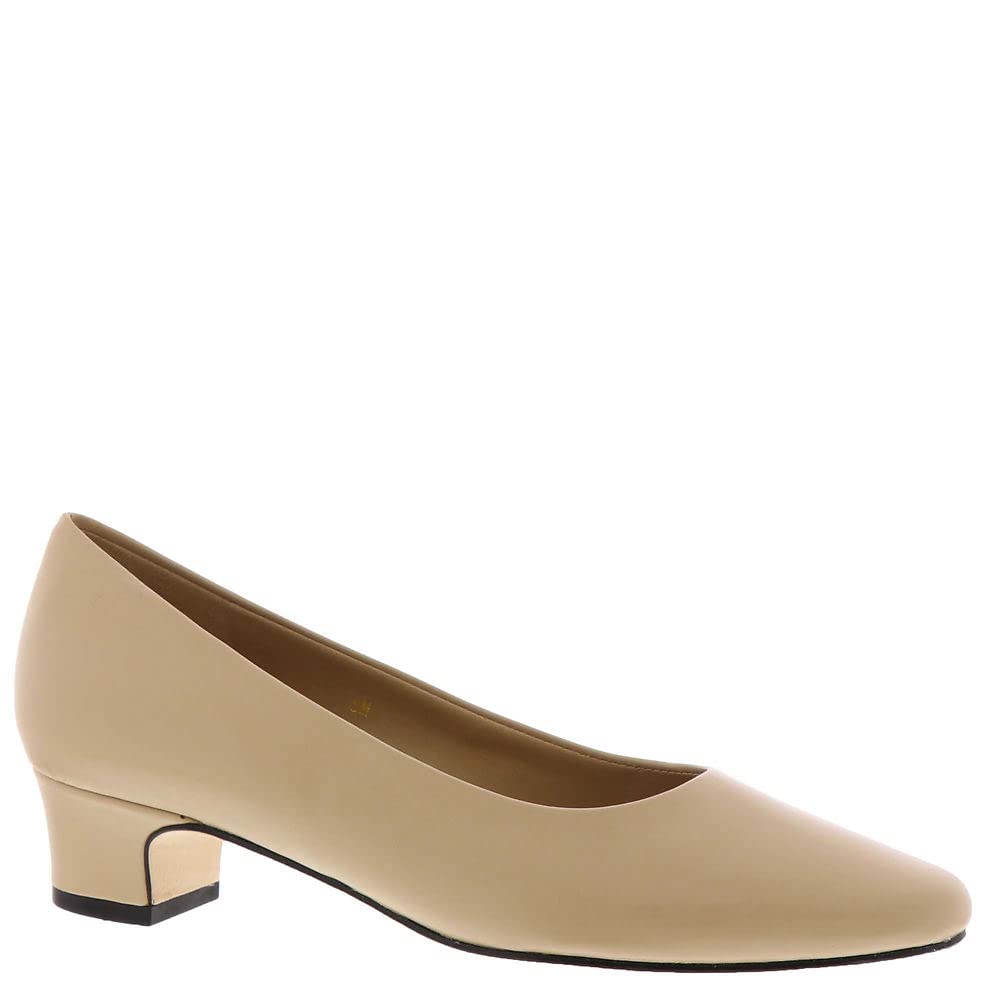 VANELi Women's Astyr Leather Almond Toe Dress Pumps - Elegant High Heels for Office, Party & Wedding Occasions