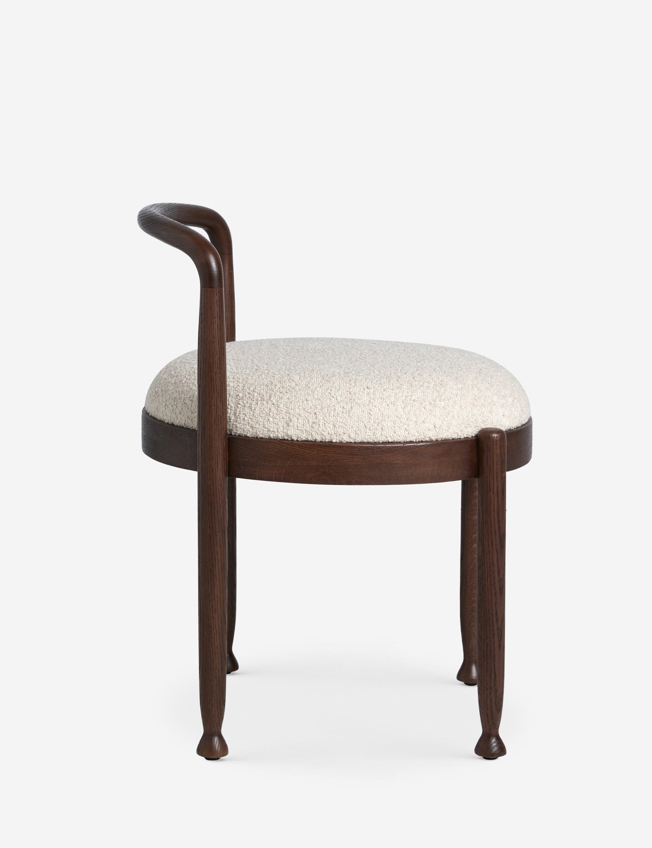 Stylish Bassey Accent Chair - Modern Upholstered Lounge Chair for Living Room, Bedroom & Office - Comfortable Reading Chair with Sturdy Wooden Legs