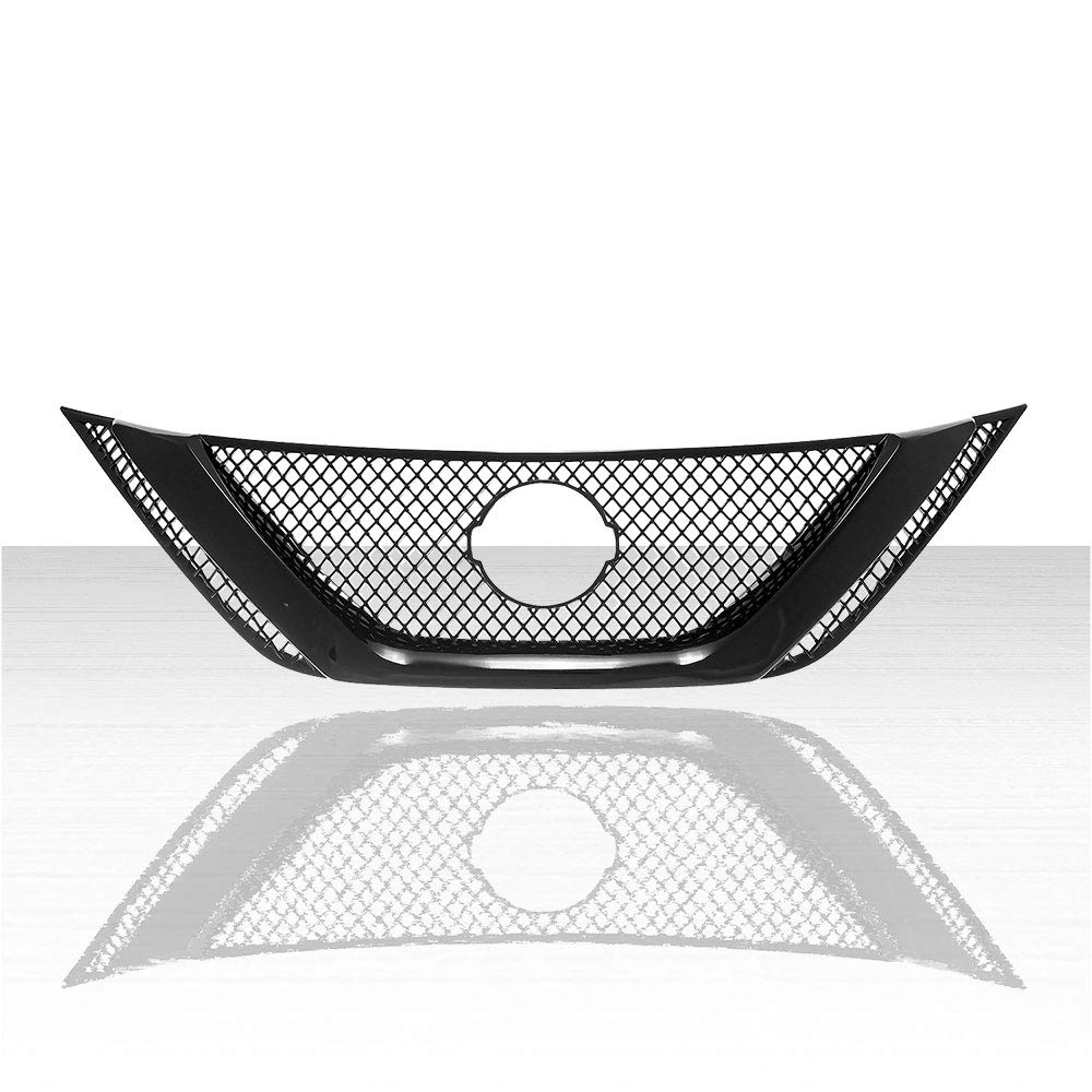 Gloss Black Grille Overlay for Nissan Sentra 2016-2019 | Front Grille Cover | Upgrade Car Exterior Style for Sedan & Daily Commute