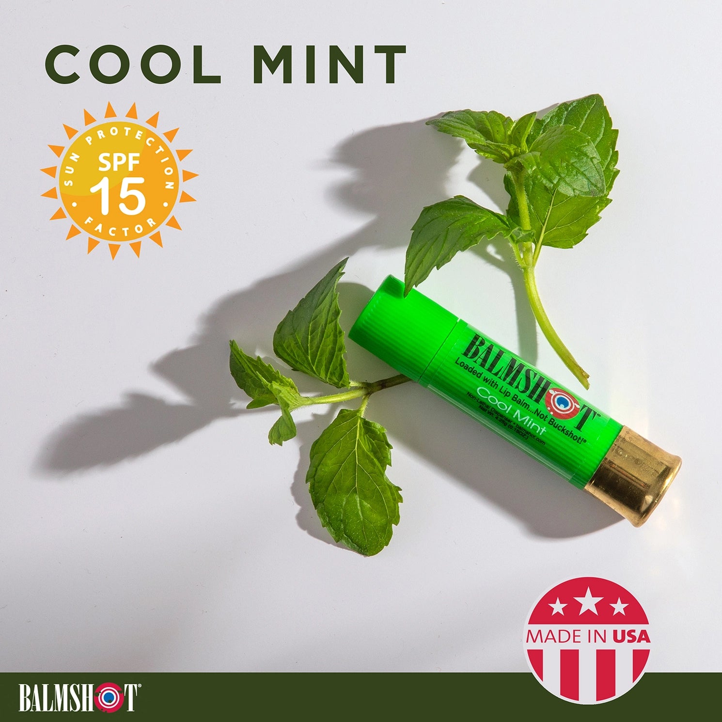 Organic Cool Mint Beeswax Lip Balm for Dry & Chapped Lips - Natural Moisturizing Lip Care for Men & Women - Perfect for Winter, Hiking & Outdoor Activities