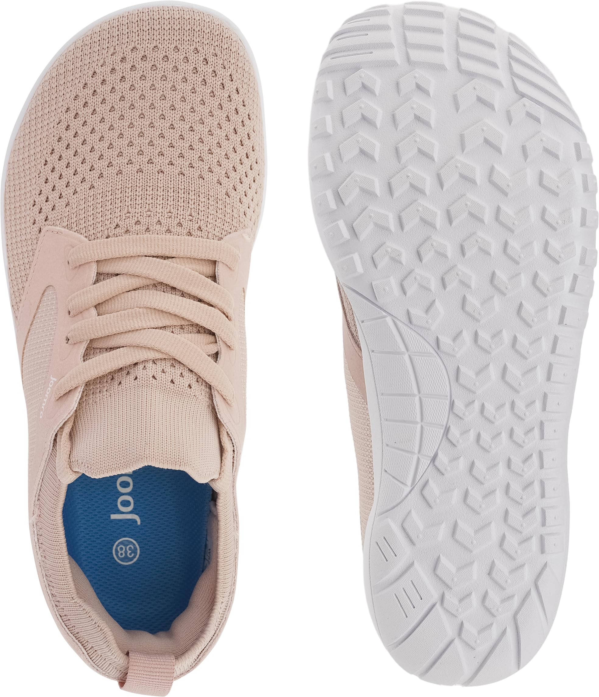 Joomra Women's Barefoot Shoes - Wide Toe Box Minimalist Sneakers with Zero Drop Grippy Sole | Comfortable Walking & Running Shoes for Active Lifestyles