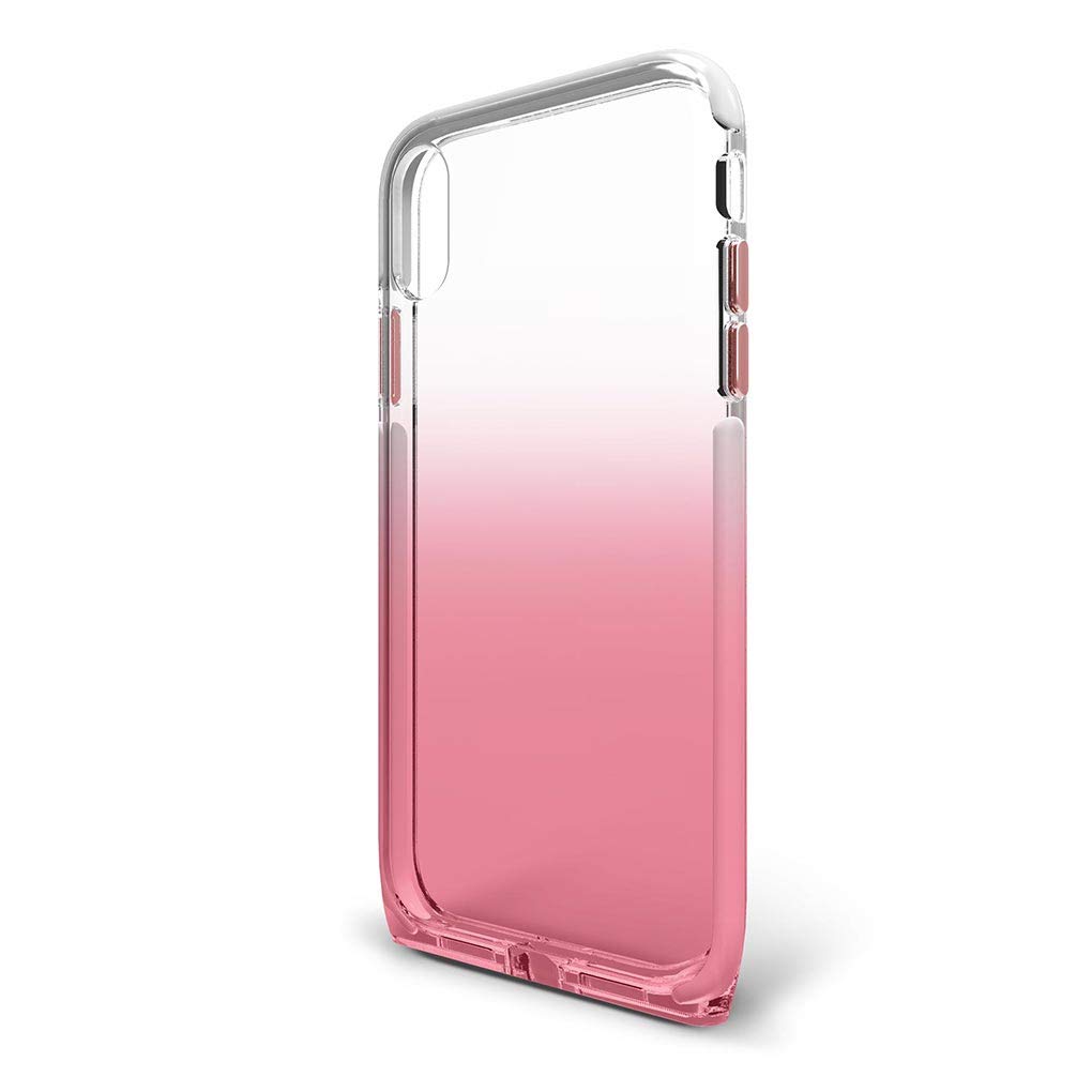 BodyGuardz Harmony Case for Apple iPhone Xs/X - Extreme Impact & Scratch Protection, Slim Fit, Rose Quartz - Perfect for Everyday Use, Travel & Outdoor Activities