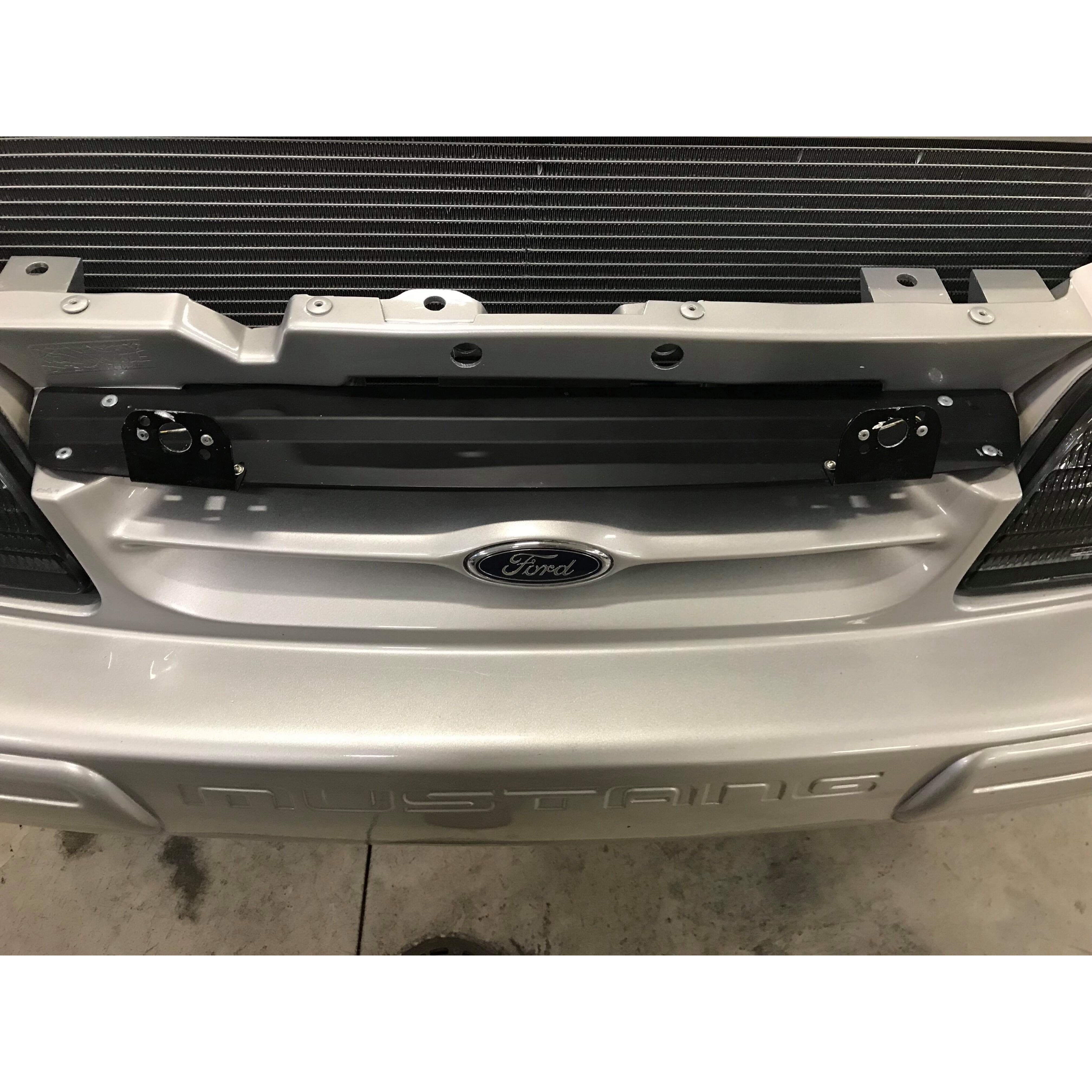79-93 Fox Body Mustang Front Dzus Rail LX Bumper - High-Quality Replacement Part for Mustang Restoration & Racing | Perfect for Classic Car Enthusiasts & DIY Projects