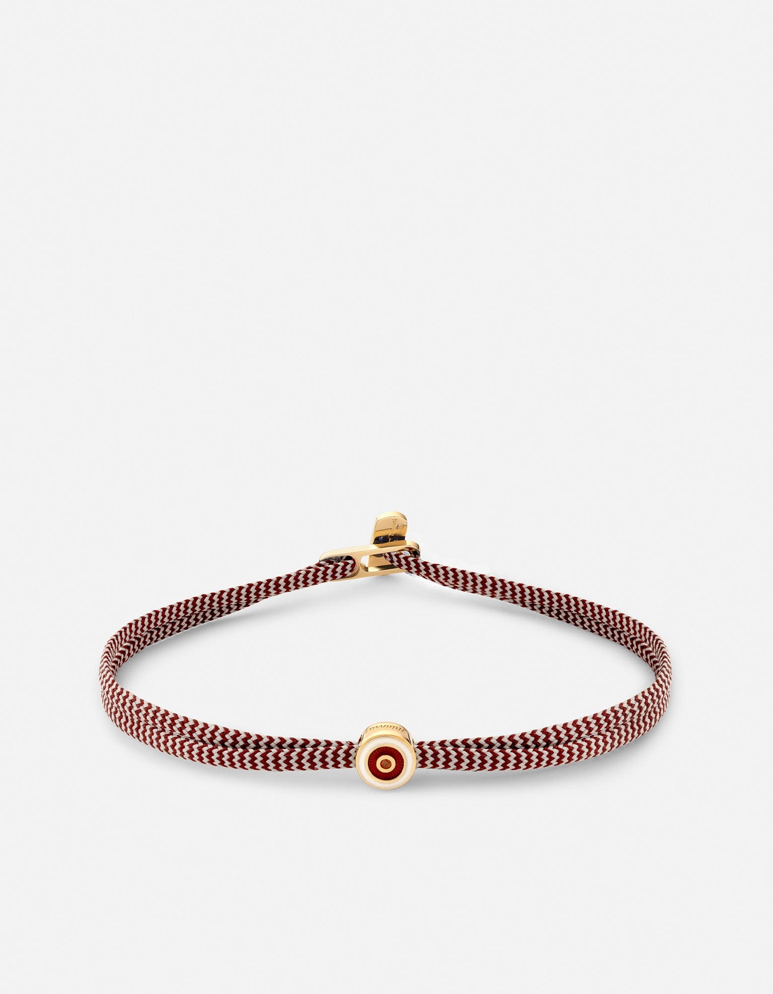 Opus Garnet Metric 2.5mm Rope Bracelet - 14K Gold Vermeil & Red Gemstone Jewelry for Women - Perfect for Parties, Weddings & Everyday Wear