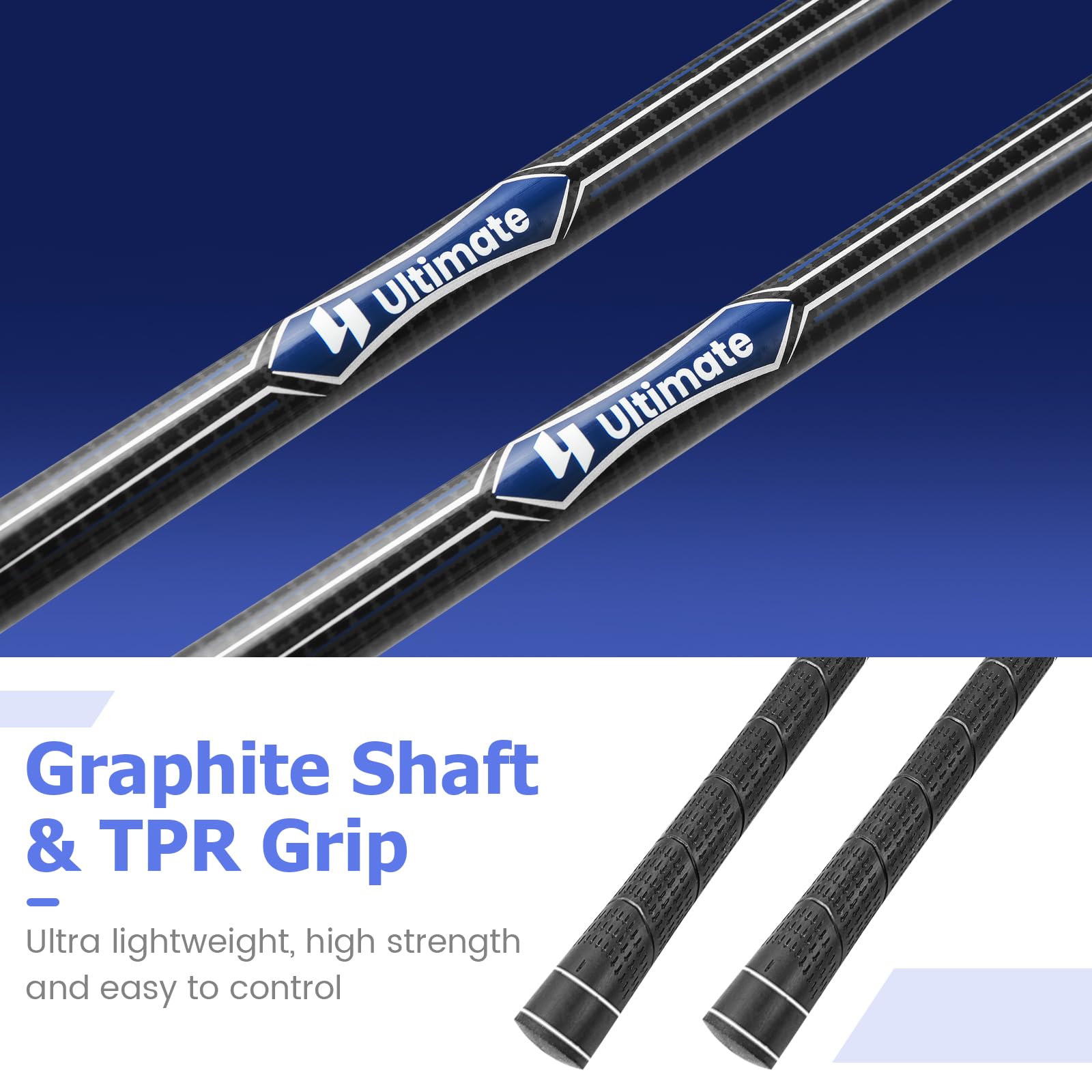 GYMAX Complete 12/14-Piece Right-Handed Golf Club Set for Men - Includes #1 Driver, #3 Fairway, #4 Hybrid, 6-9 Irons, Putter & Head Covers - Perfect for Beginners & Intermediate Golfers - Ideal for Driving Range, Course Play & Practice Sessions