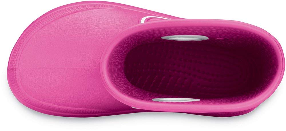 Crocs Crocband Jaunt Kids Clogs - Fuchsia Pink Lightweight Comfortable Shoes for Toddler & Little Kid Size 12-13 M US - Perfect for Playtime, Beach & Outdoor Activities
