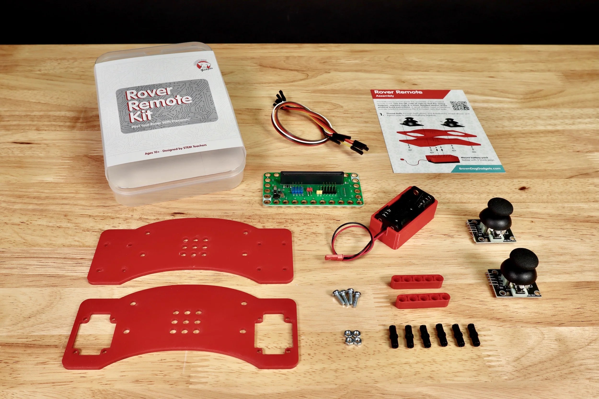 Bit Board Rover Remote Control Kit Addon - Perfect for DIY Robotics, STEM Projects, and Remote-Controlled Vehicles