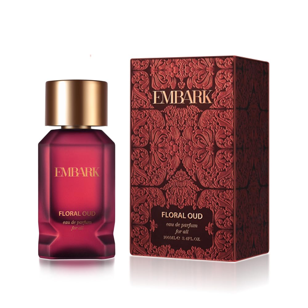 EMBARK OUD Floral Perfume for Women & Men - 100ml Premium Long Lasting Fragrance Oil | Perfect for Date Nights, Special Occasions & Daily Wear
