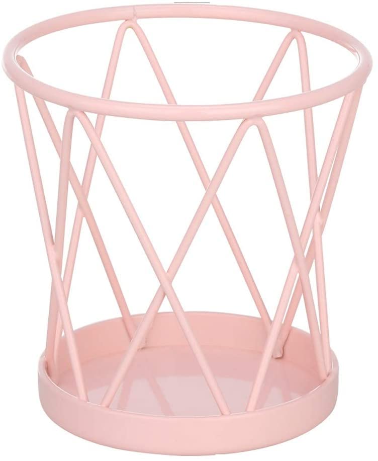 Iron Wire Hollow Pen Holder - Large Capacity Office & Student Desk Organizer for Pencils, Pens, Stationery - Perfect Gift for Students & Professionals (Ideal for Home, Office, School & Study Spaces)