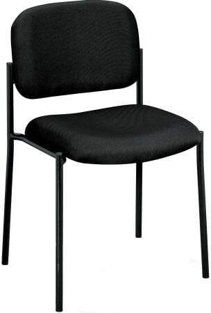 Basyx VL606 Stackable Guest Chair - Heavy Duty Office & Conference Room Seating - Ideal for Waiting Areas, Events & Temporary Workspaces
