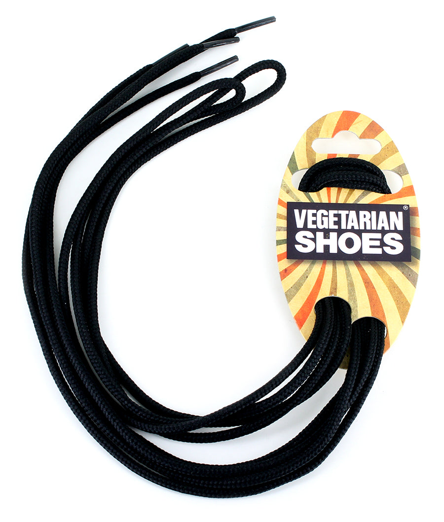 Premium Black Vegan Boot Laces - Eco-Friendly & Durable Shoe Strings for Work Boots, Hiking & Casual Wear - Perfect for Outdoor Activities & Everyday Use