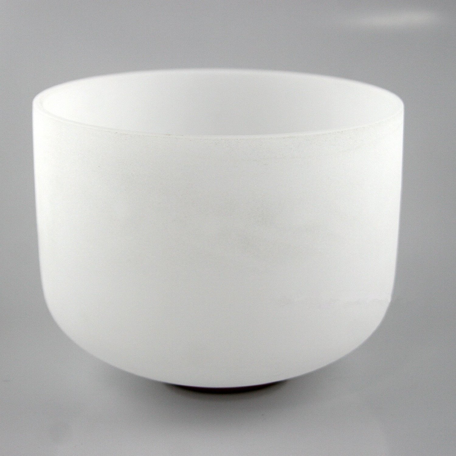 10 Inch Frosted Quartz Crystal Singing Bowl - Note G with Carrying Case | Meditation, Yoga, Sound Healing & Relaxation Therapy Instrument