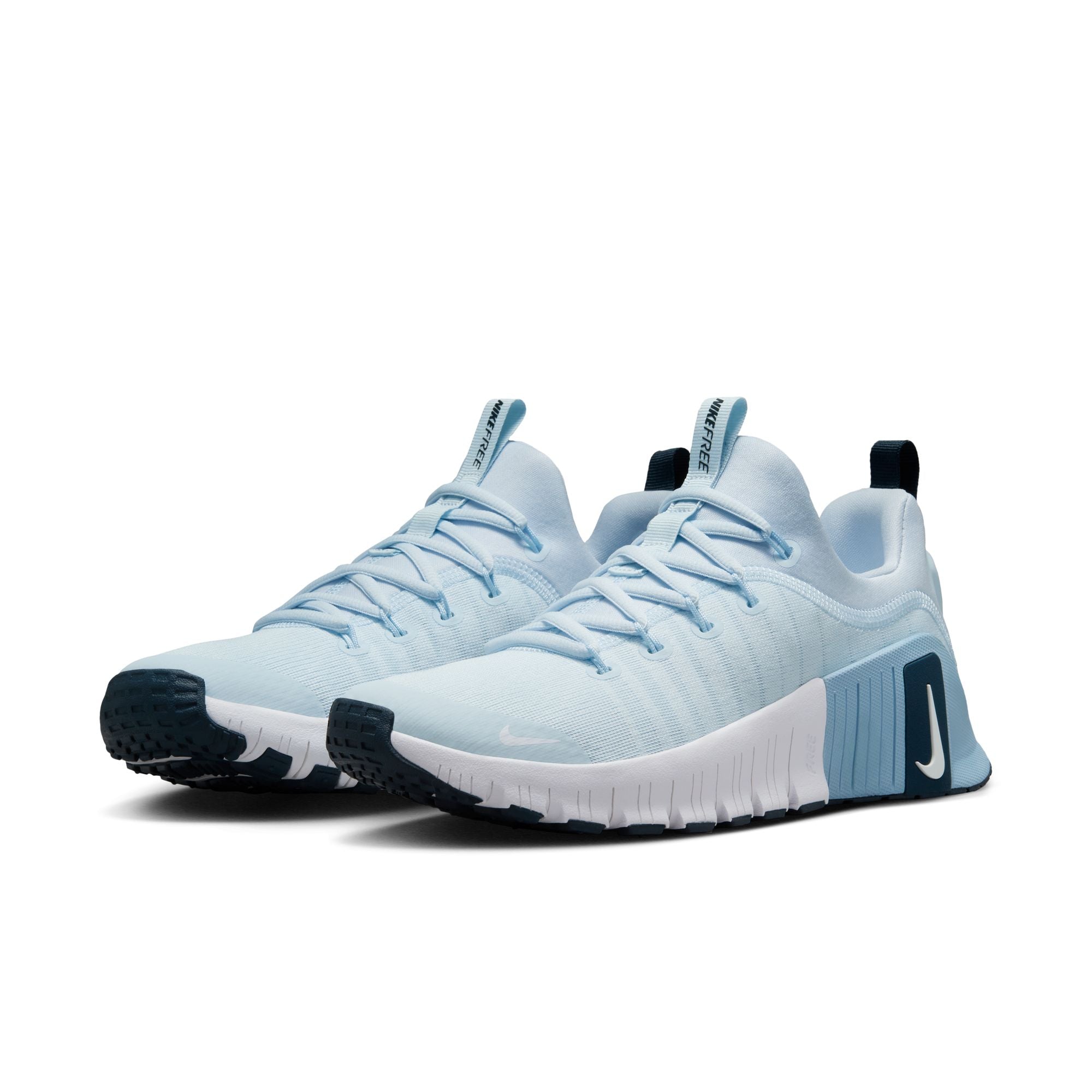 Women's Nike Free Metcon 6 Cross Training Shoes - 402 Blue Tint/Armory Navy/White | Gym Workout & Weightlifting Shoes for Women | Perfect for CrossFit, HIIT & Strength Training