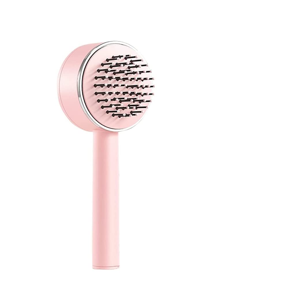 3D Air Cushion Massager Brush - Self Cleaning Detangling Hair Brush with Scalp Massage for Men & Women - Perfect for Home, Salon & Travel Hair Care