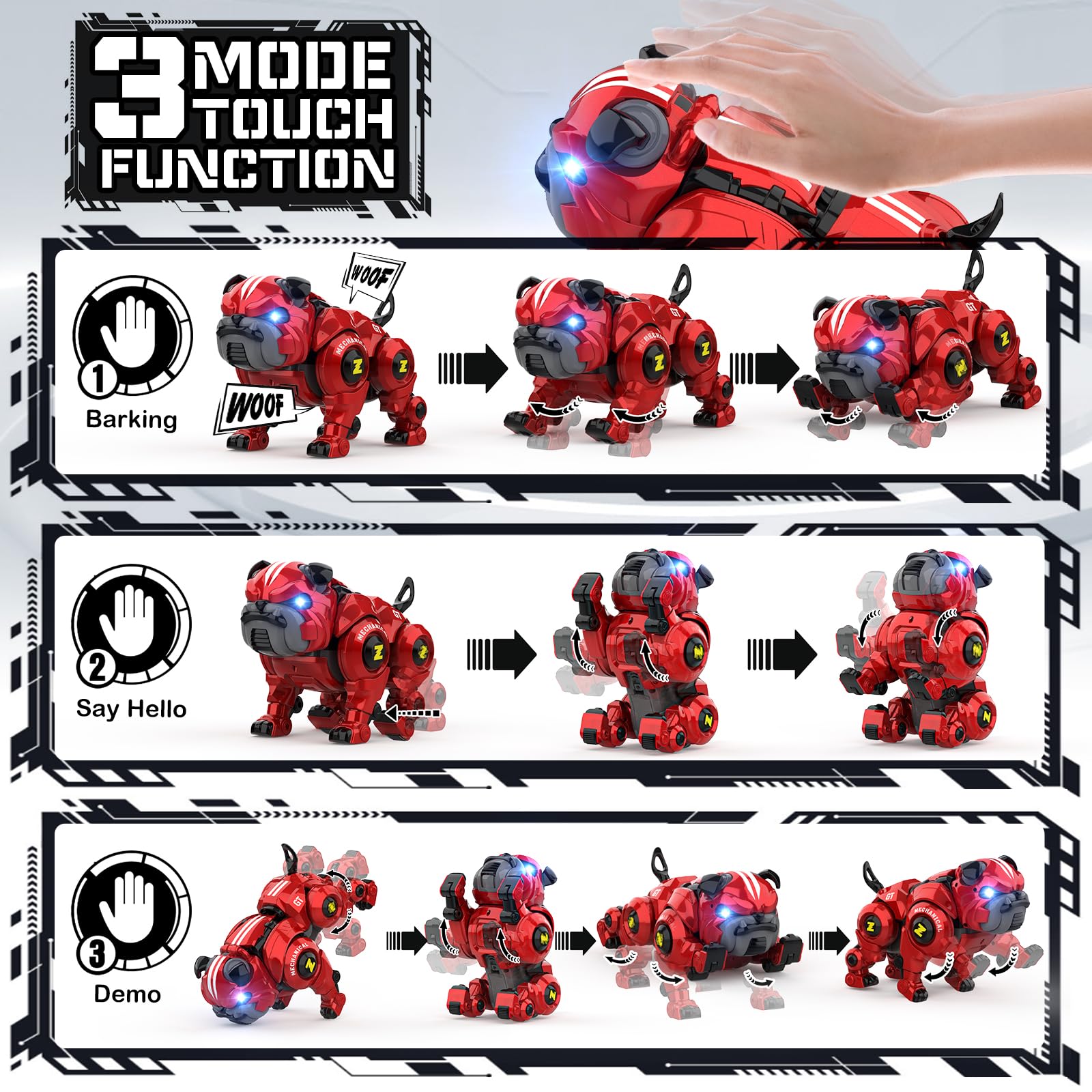 Best Hammering Pounding Toy & Interactive Robot Dog - STEM Learning Gift for Toddlers & Kids | Fun Educational Toy for Early Childhood Development & Pretend Play