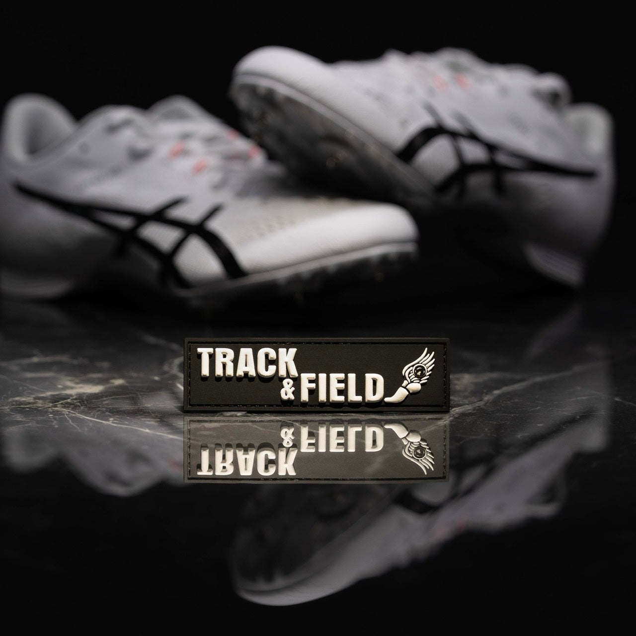Track and Field Velcro Patch - Iron-On Embroidered Badge for Sports Jerseys, Jackets, and Bags | Perfect for Athletes, Coaches, and Fans