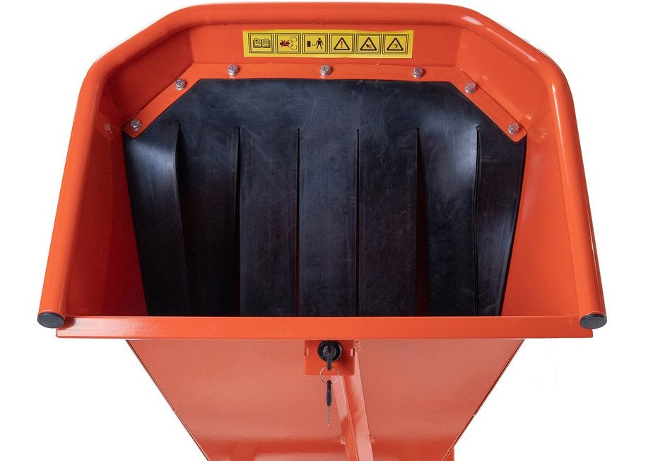 DK2 OPC506E 6-14 HP Gas Powered Chipper Shredder with Extended Axles & Trailer Tow Hitch - Heavy Duty Yard Waste Mulcher for Landscaping, Gardening & Property Maintenance