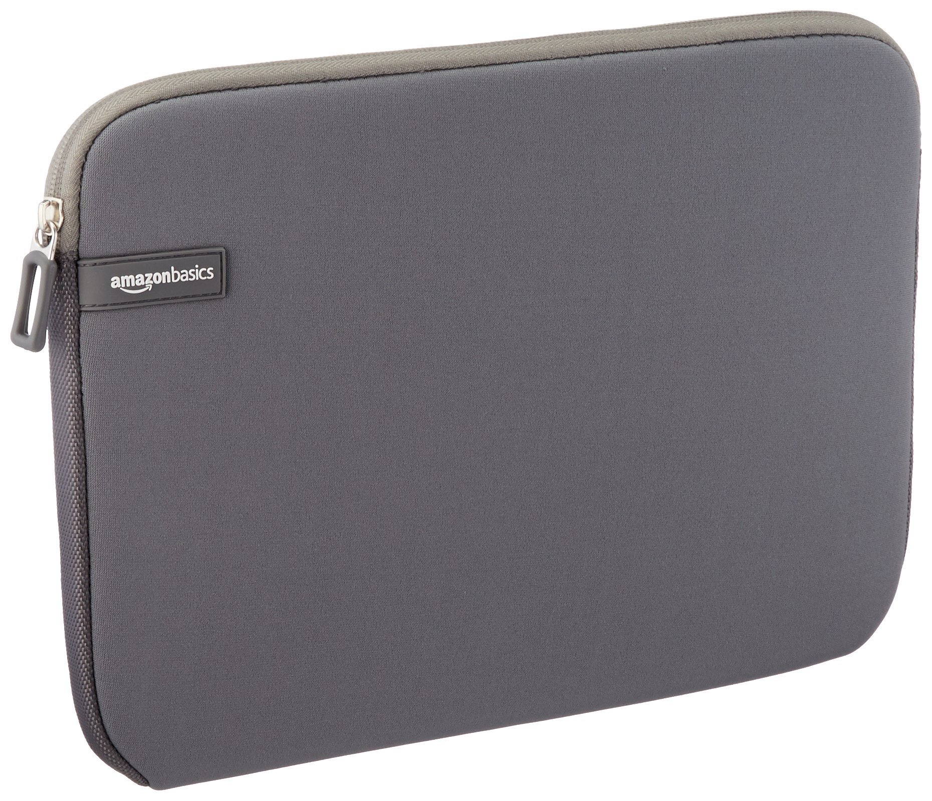 Amazon Basics 11.6-Inch Laptop Sleeve - Protective Neoprene Case for MacBook Air, Chromebook & Ultrabooks - Lightweight & Water-Resistant (Grey) - Perfect for Travel, Office & School Use