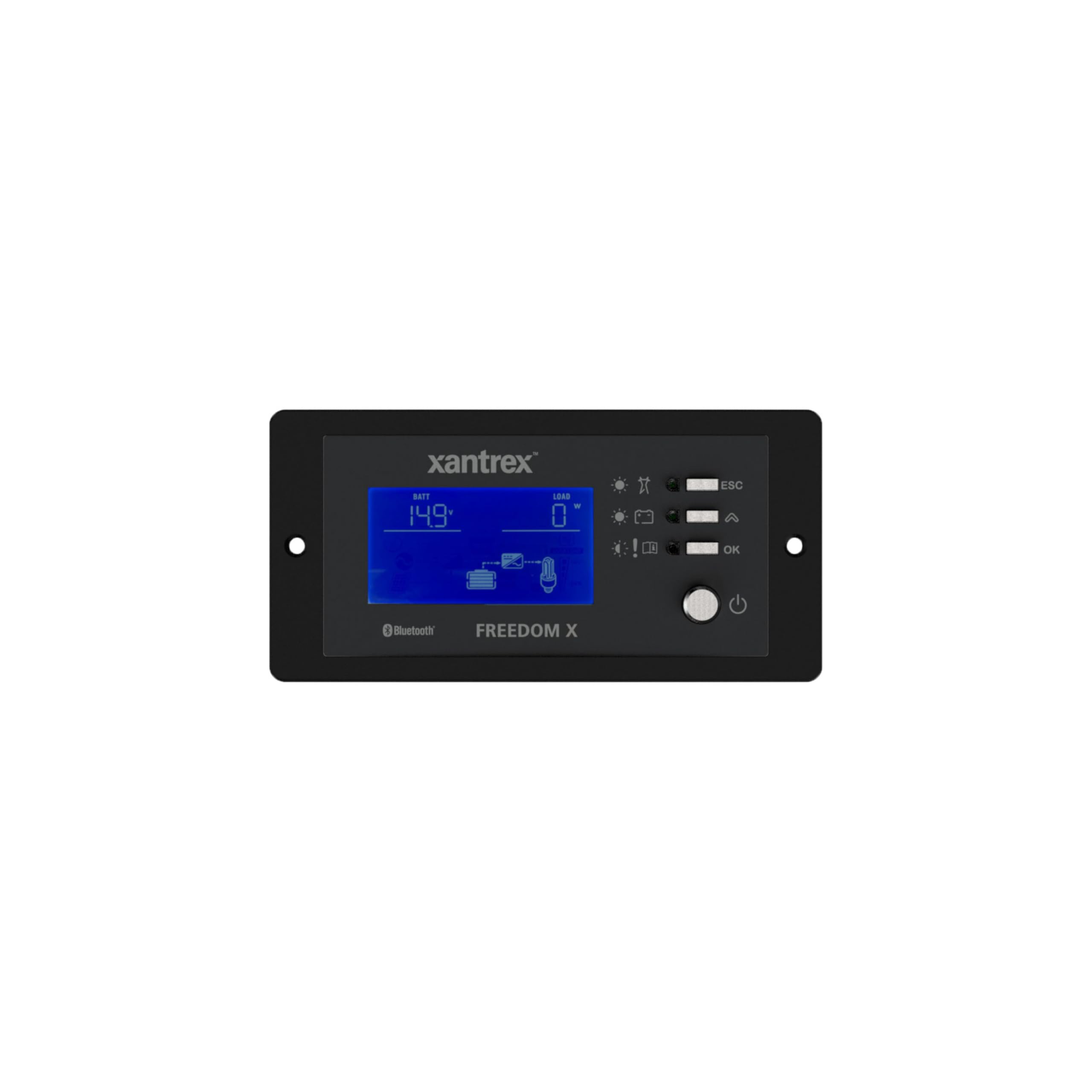 Xantrex 808-0817-02 Bluetooth Remote Control for Freedom X/XC Inverter - Black | Wireless Monitoring & Power Control | Perfect for RVs, Boats & Off-Grid Living