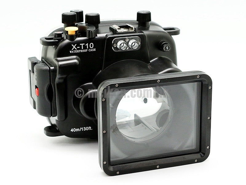 Fujifilm X-T10/X-T20 Underwater Camera Housing Case - Waterproof to 40m/130ft for 16-50mm Lens - Perfect for Scuba Diving, Snorkeling & Underwater Photography