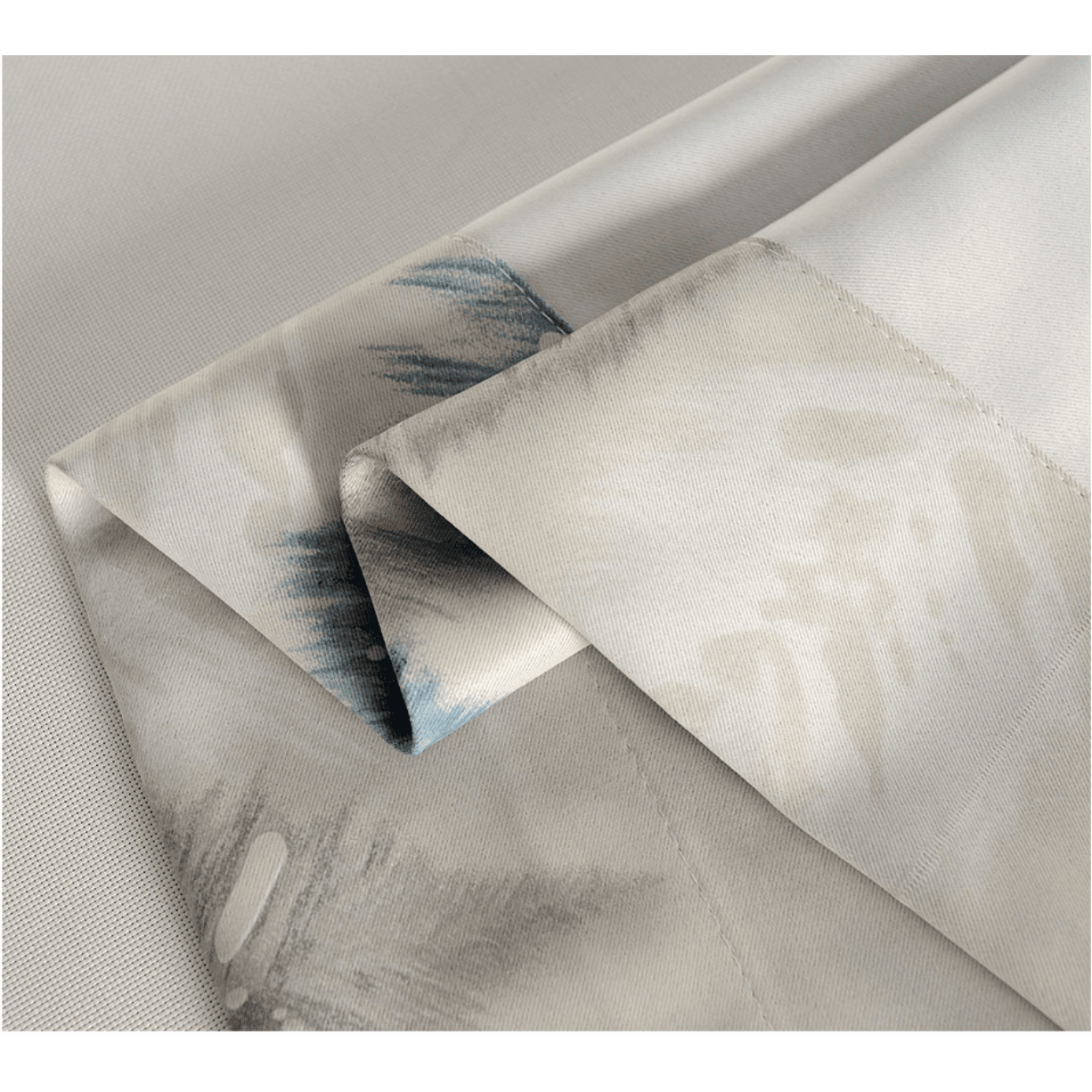 Jason Abstract Leaves Print Blackout Curtains for Bedroom - Thermal Insulated Room Darkening Drapes for Better Sleep & Privacy