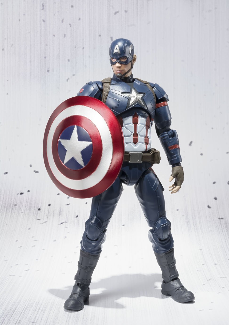 S.H. Figuarts Captain America Action Figure - Marvel Civil War Collectible Toy for Display & Cosplay