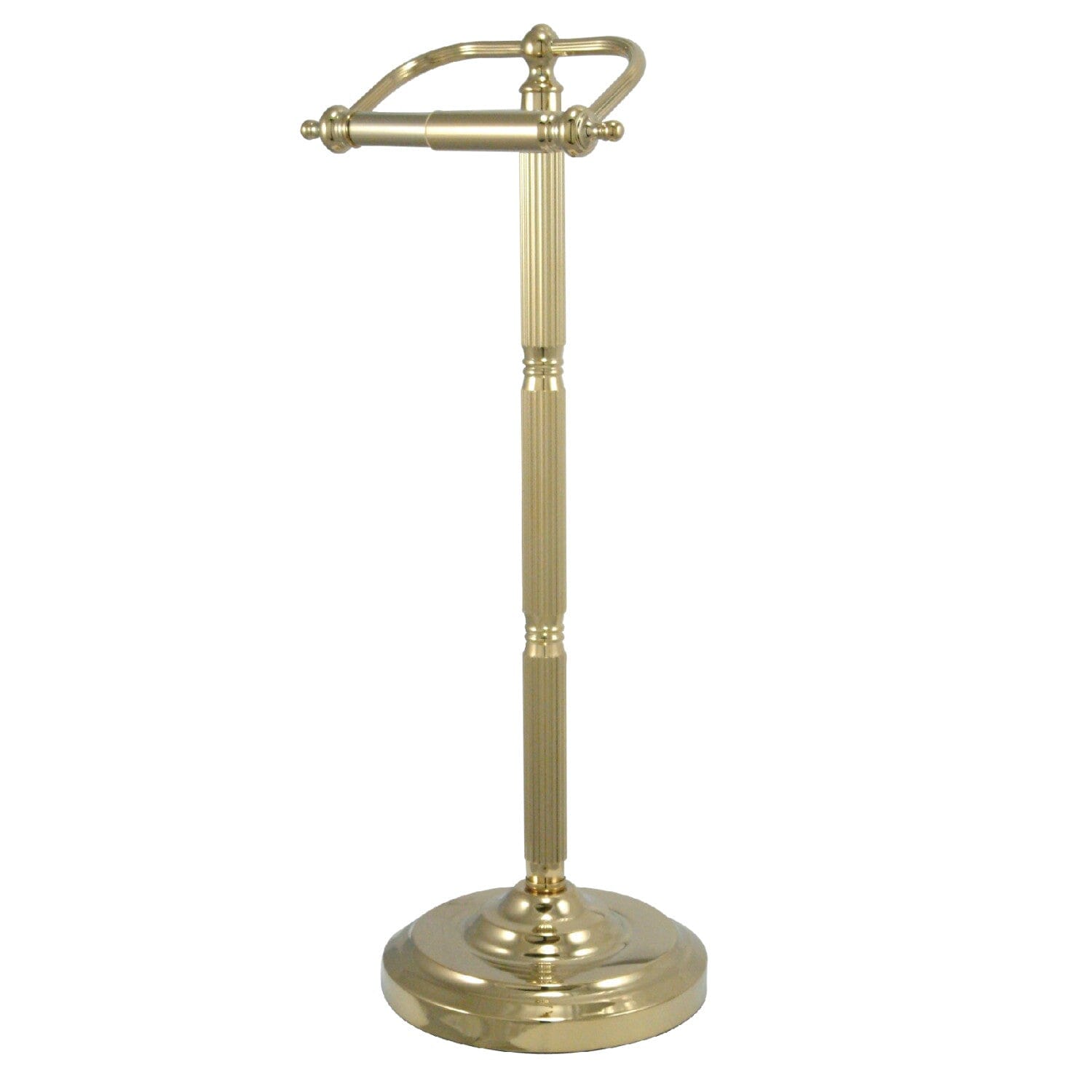 Freestanding Toilet Paper Holder - Modern Bathroom Tissue Stand with Sturdy Base | Perfect for Small Bathrooms, Powder Rooms & RVs