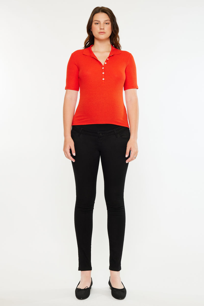 Avah Maternity Super Skinny Jeans for Women - Stretch Denim Pregnancy Pants, Comfortable & Stylish for Everyday Wear, Work & Casual Outings