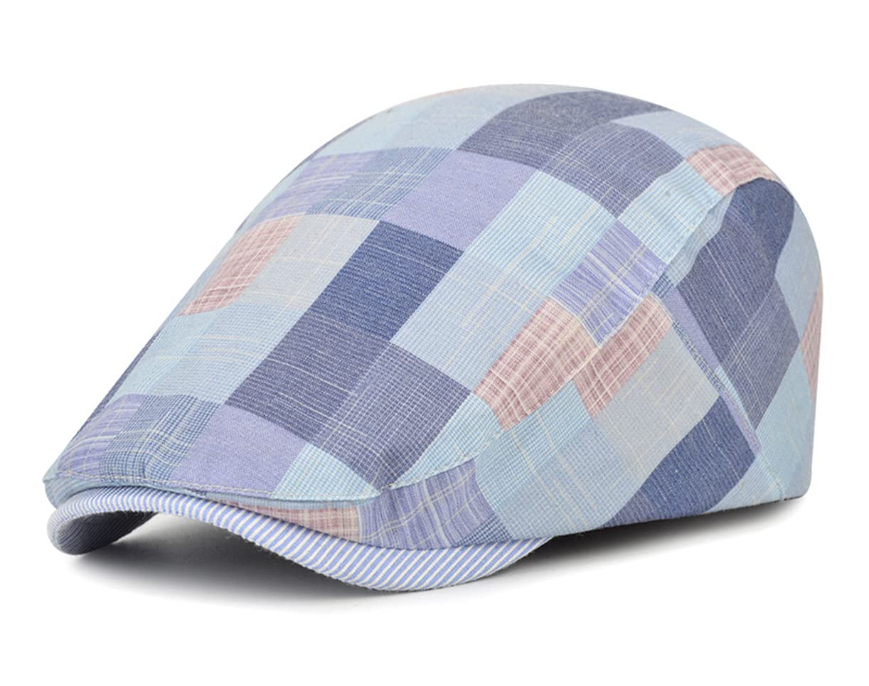 Stylish Women's Plaid Flat Caps & Berets - Vintage Newsboy & Driver Hats for Fashion Accessories | Perfect for Casual Outfits, Fall & Winter Wear