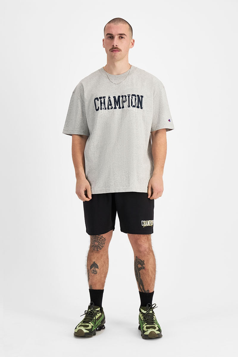 Champion Men's Rochester Athletic Shorts - Black - Comfortable Workout & Casual Wear for Running, Gym, and Everyday Use