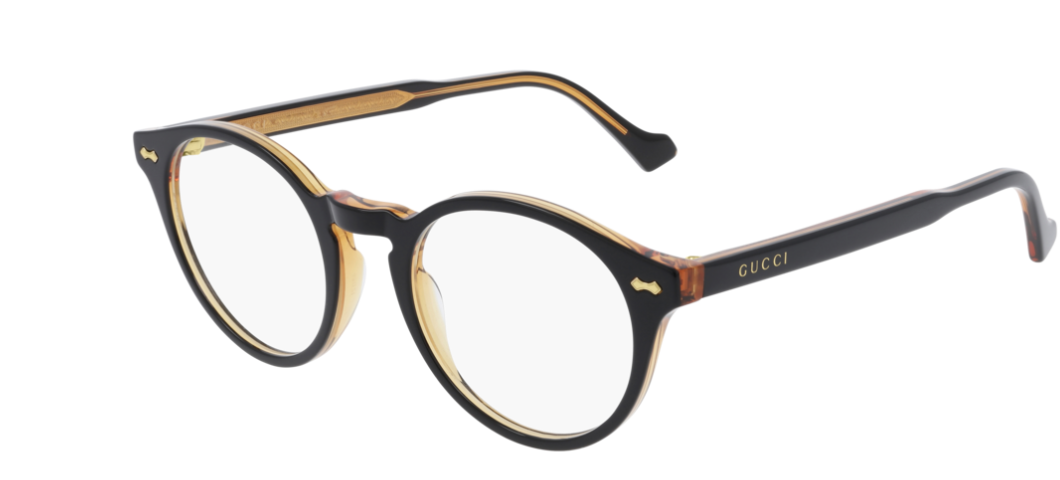 Gucci GG 0738O 004 Black Pantos Unisex Eyeglasses - Stylish Designer Frames for Men & Women - Perfect for Everyday Wear, Work & Fashion Accessories