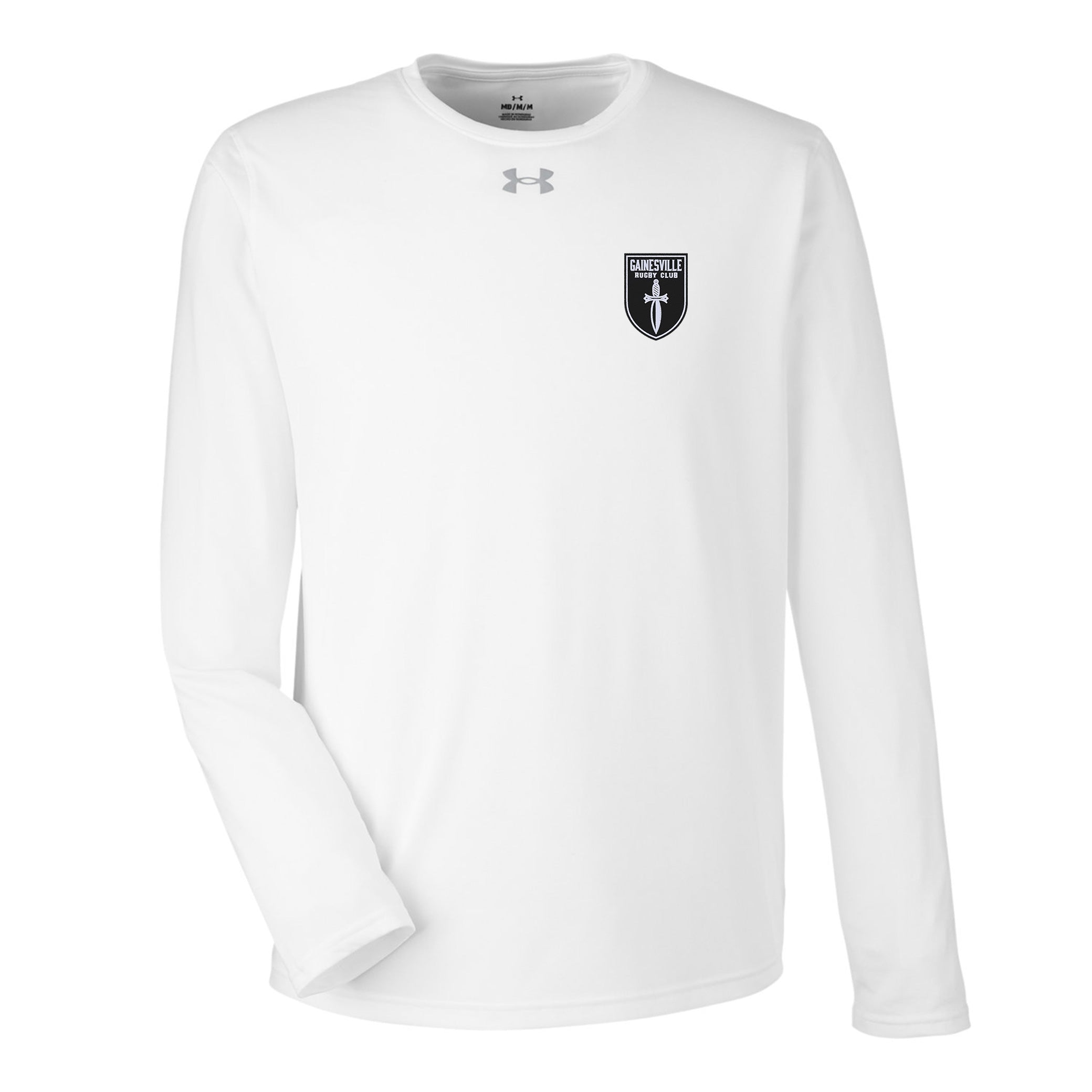 Gainesville Spartans RFC UA Team Tech Long Sleeve T-Shirt - Men's Athletic Performance Shirt for Rugby Training & Fan Support