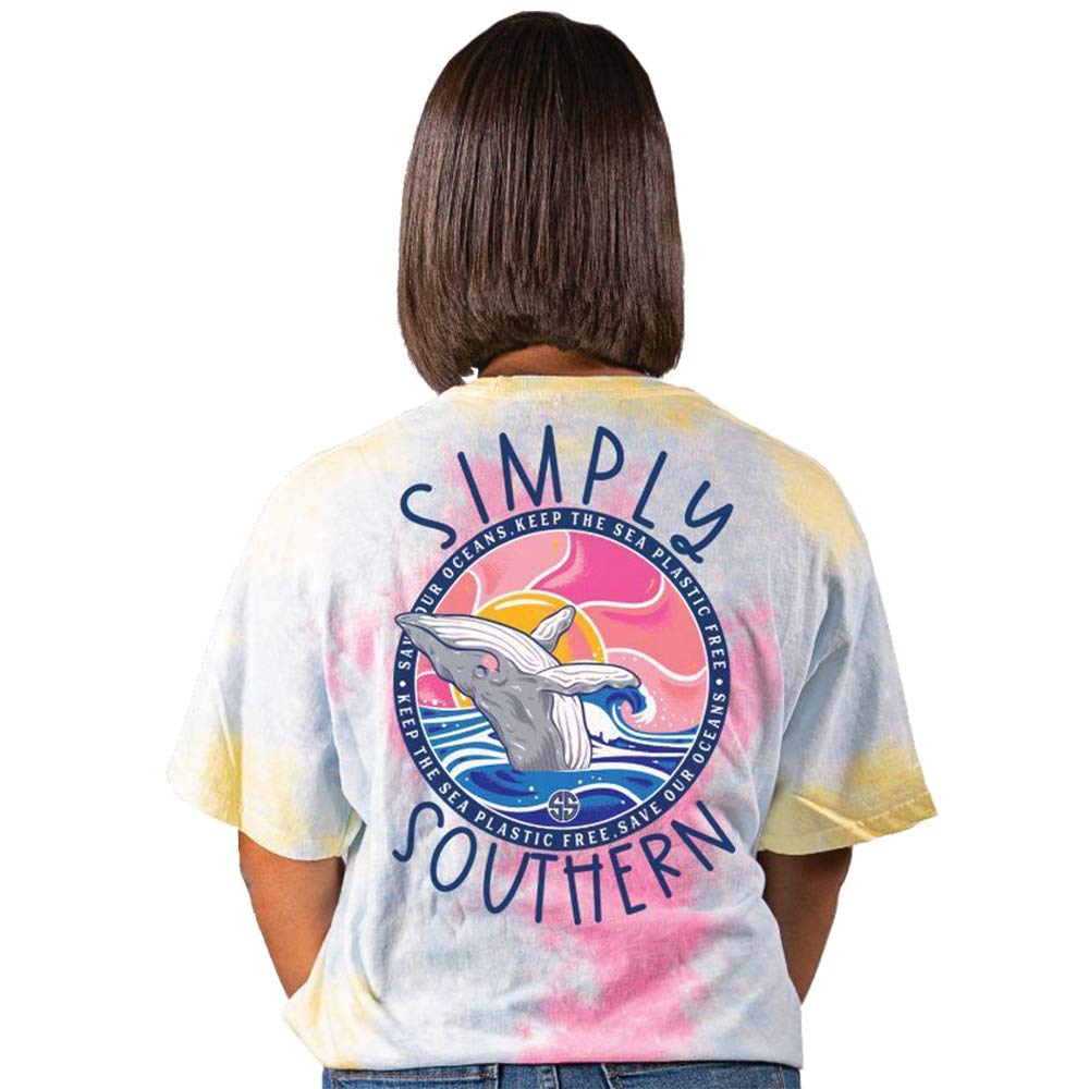 Eco-Friendly Save Our Ocean Whale Graphic T-Shirt | Plastic-Free Organic Cotton Tee | Perfect for Beach Outings & Environmental Awareness Events